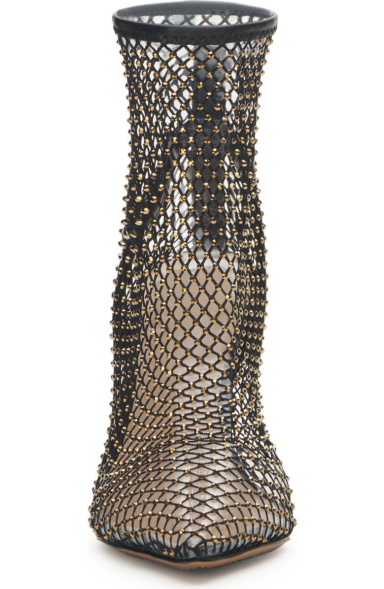 Vince Camuto Kiskia Fishnet Pointy Toe Bootie, Alternate, color,