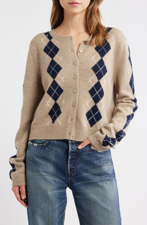Clara Cashmere Crew Cardigan