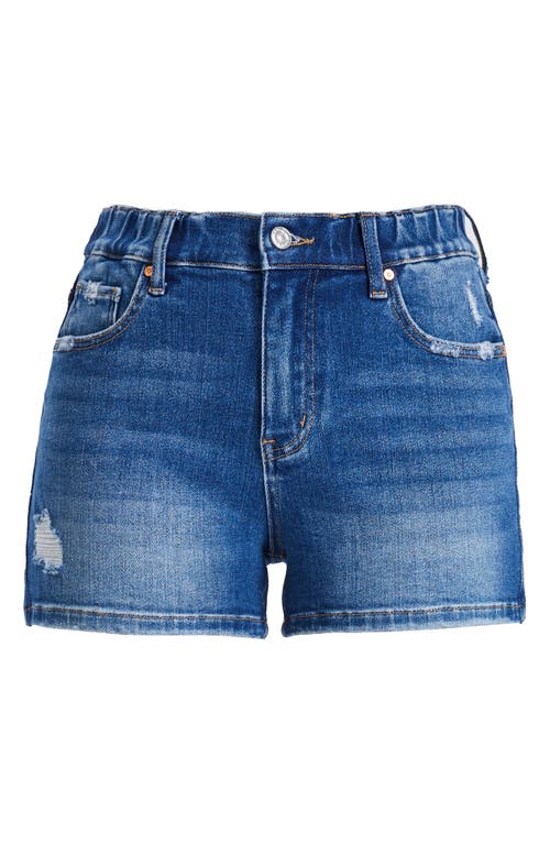 Bayeas High Waist Denim Shorts In Blue