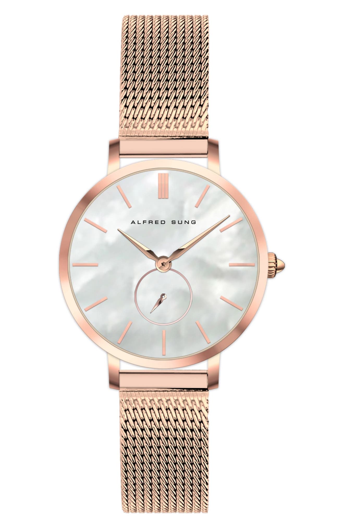 ROSE GOLD STRAP MOP DIAL