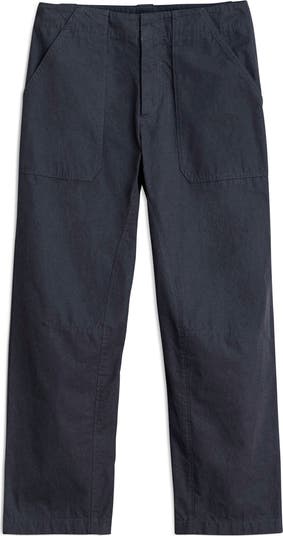Leyton Crop Cotton Work Pants