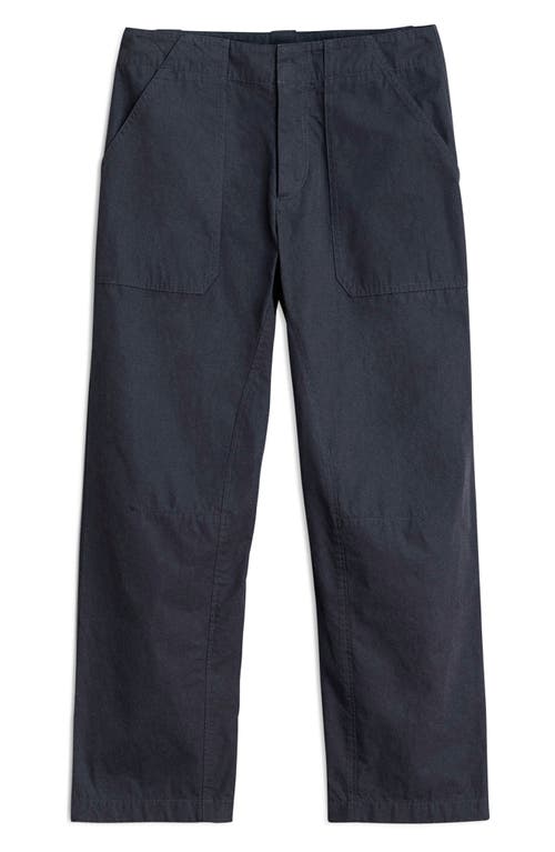 Rag & Bone Leyton Crop Cotton Work Pants In Salute
