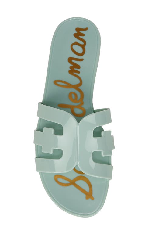 Sam Edelman Bay Jelly Slide Sandal In Green
