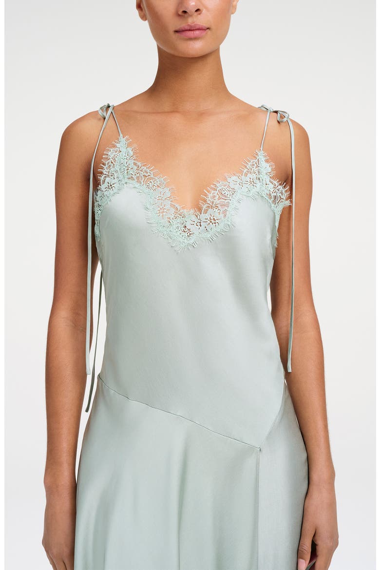 Aleena Lace Trim Midi Slipdress, Alternate, color, PALE JADE/ PALE JADE