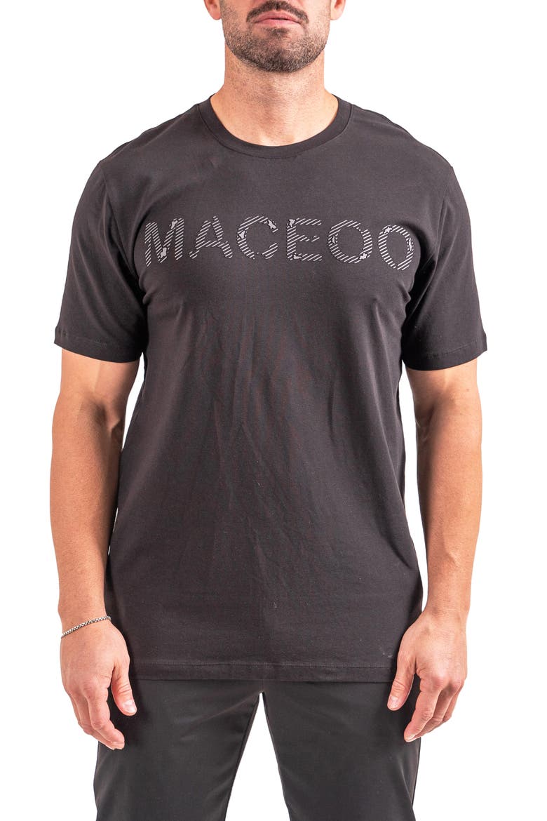 Logo Graphic T-Shirt, Main, color, BLACK