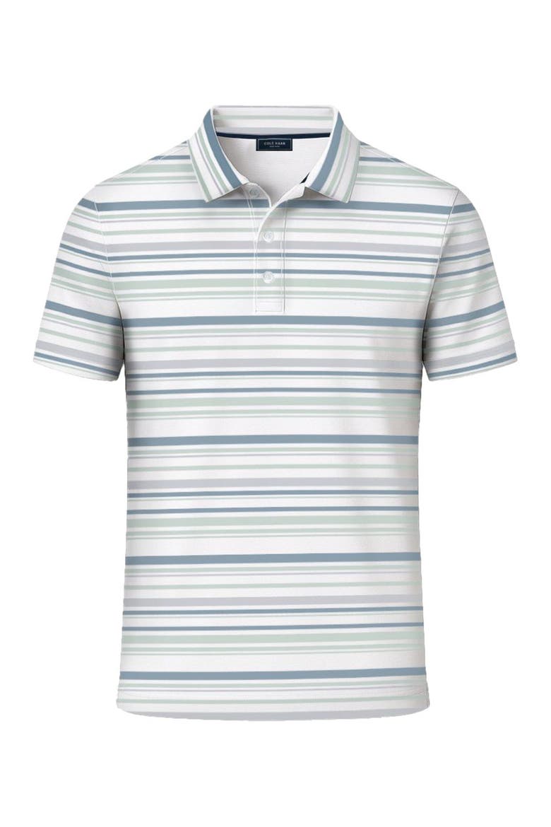 Links Polo, Alternate, color, Bright White Stripe