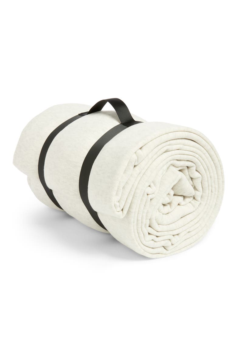 Sweatshirt Blanket, Alternate, color, BEIGE OATMEAL LIGHT HEATHER
