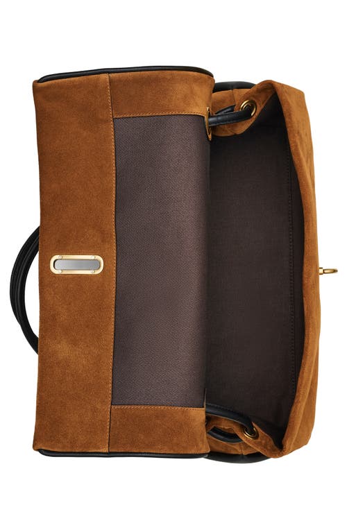 Marc Jacobs The Large Dual Suede Shoulder Bag In Brown