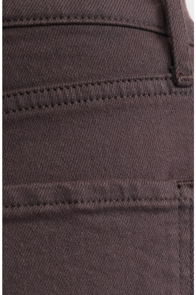 High Waist Wide Leg Jeans, Alternate, color, BROWN OVERDYE