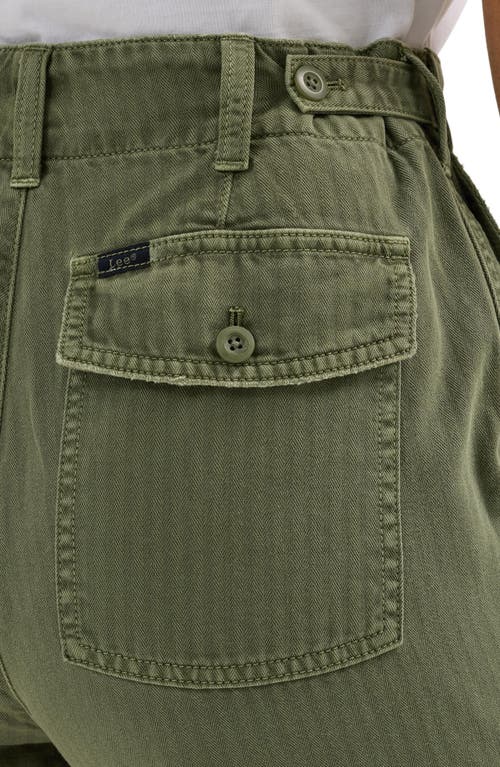 Lee Slouchy Utility Pants In Mercantile Green