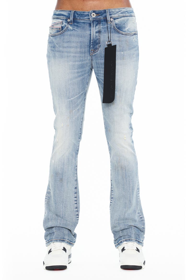 Lenny Boot Fit Bootcut Jeans, Main, color, CYAN