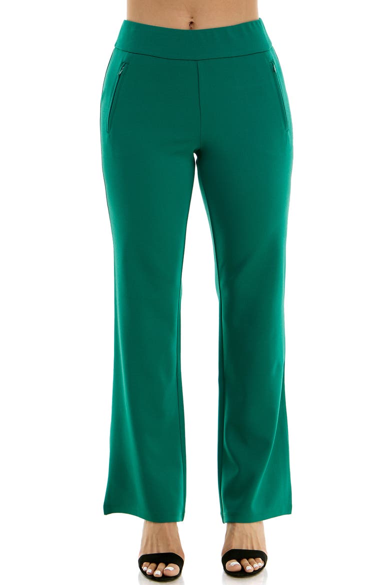 Bell Bottom Flare Pants, Main, color, KELLY GREEN