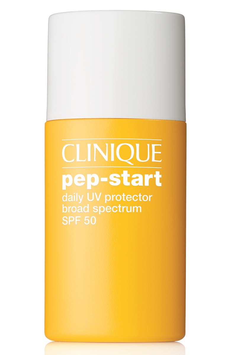 Clinique Pep-Start Daily UV Protector Broad Spectrum SPF 50 Sunscreen, Main, color, 