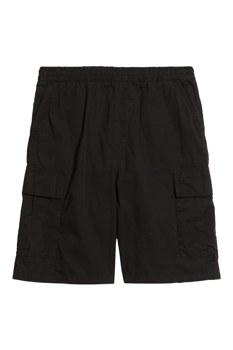Mandler Cargo Shorts, Main, color, BLACK (GARMENT DYED)