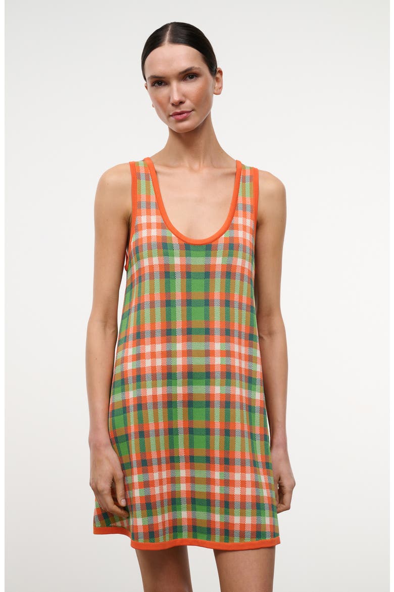 Piazza Sleeveless Minidress, Alternate, color, VILLA PLAID