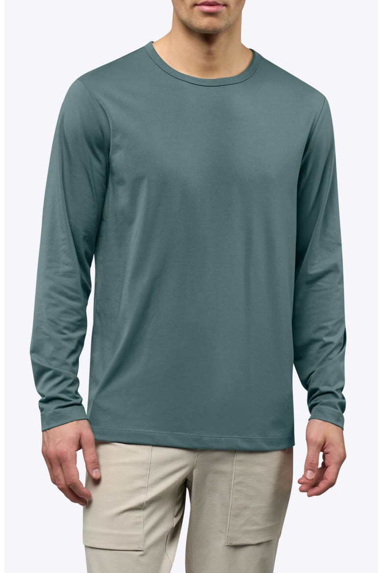 AO Long Sleeve Forever T-Shirt, Main, color, NORTH ATLANTIC