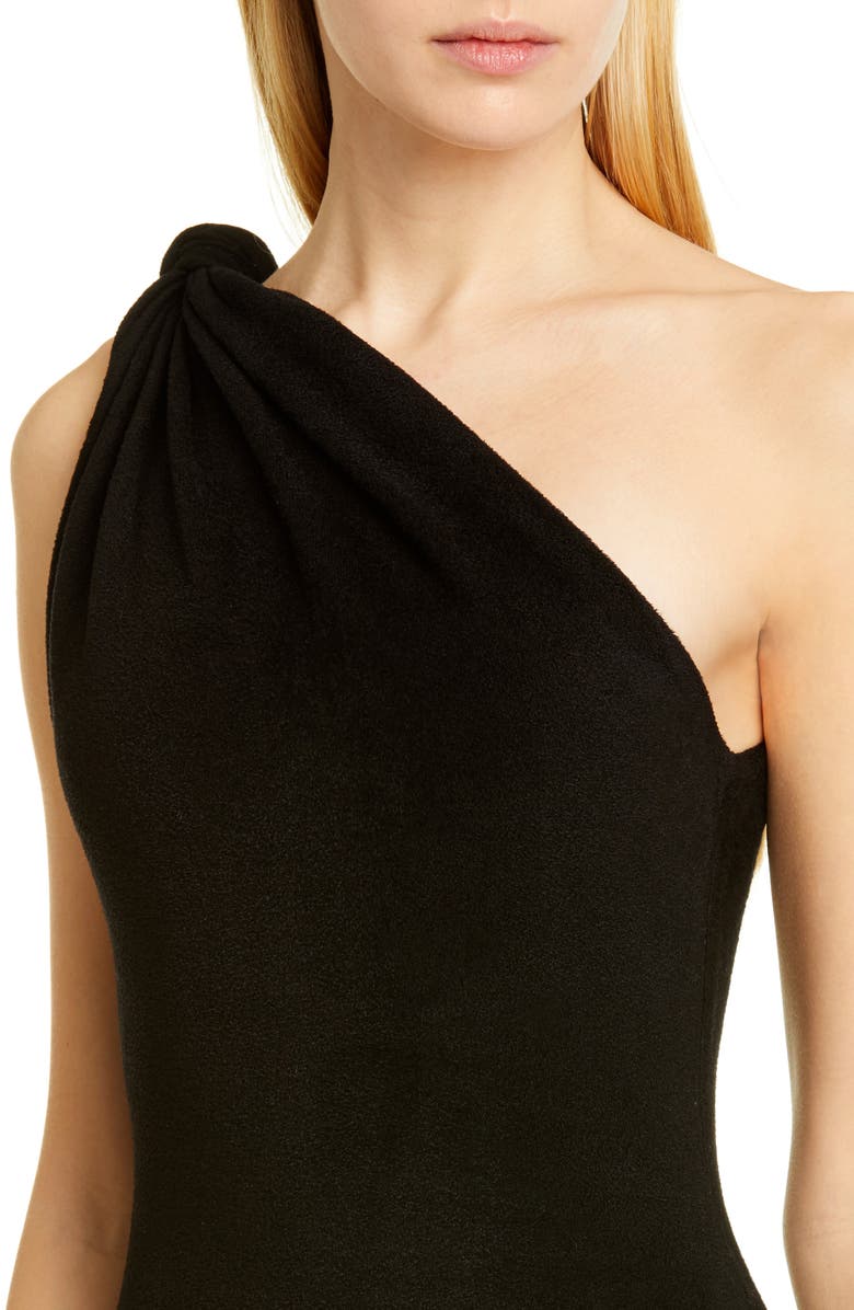 Brandon Maxwell Giselle Knot Top Column Gown, Alternate, color,