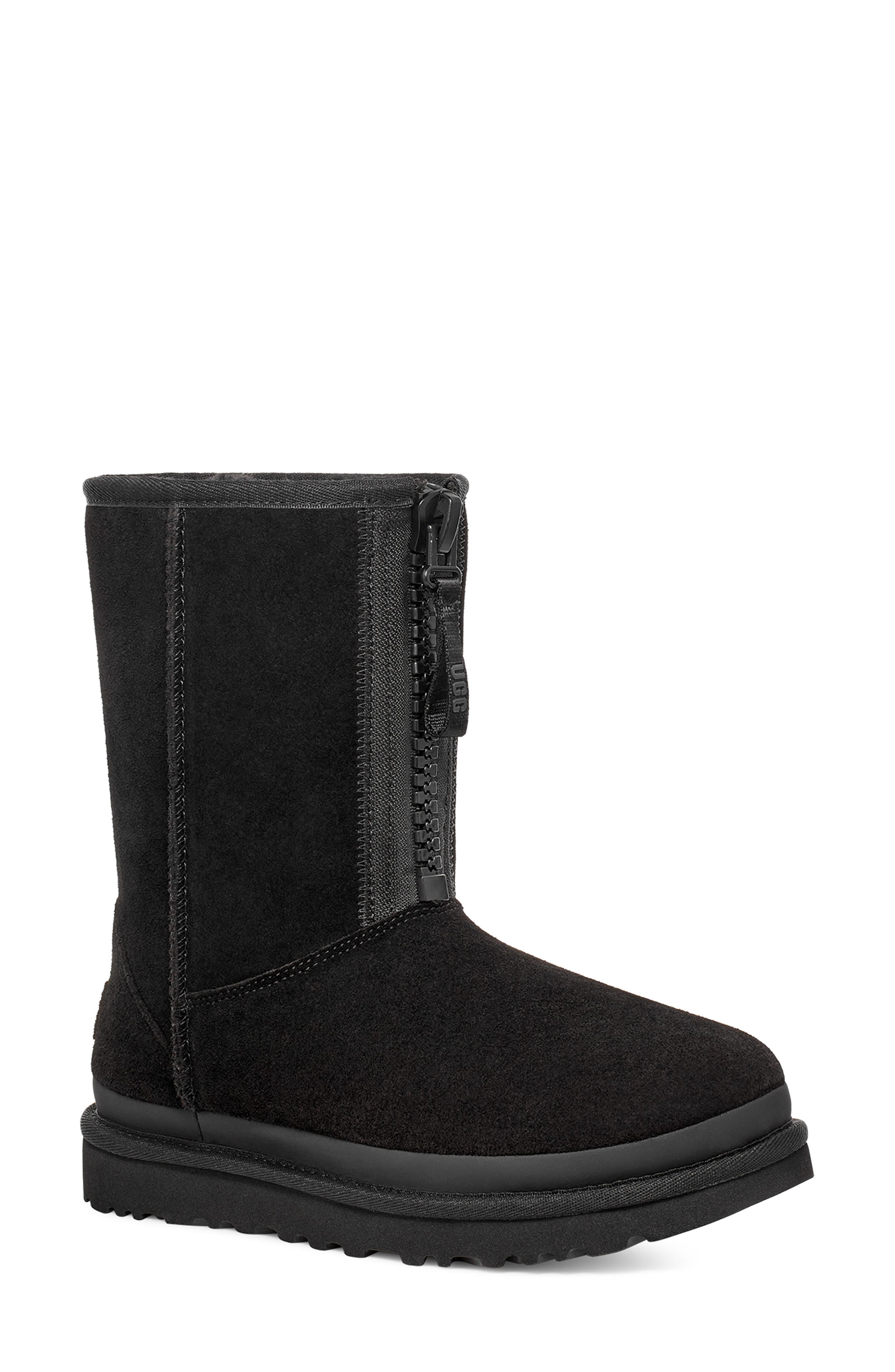 UGG<sup>®</sup> Classic Zip Front Short Boot, Main, color, 