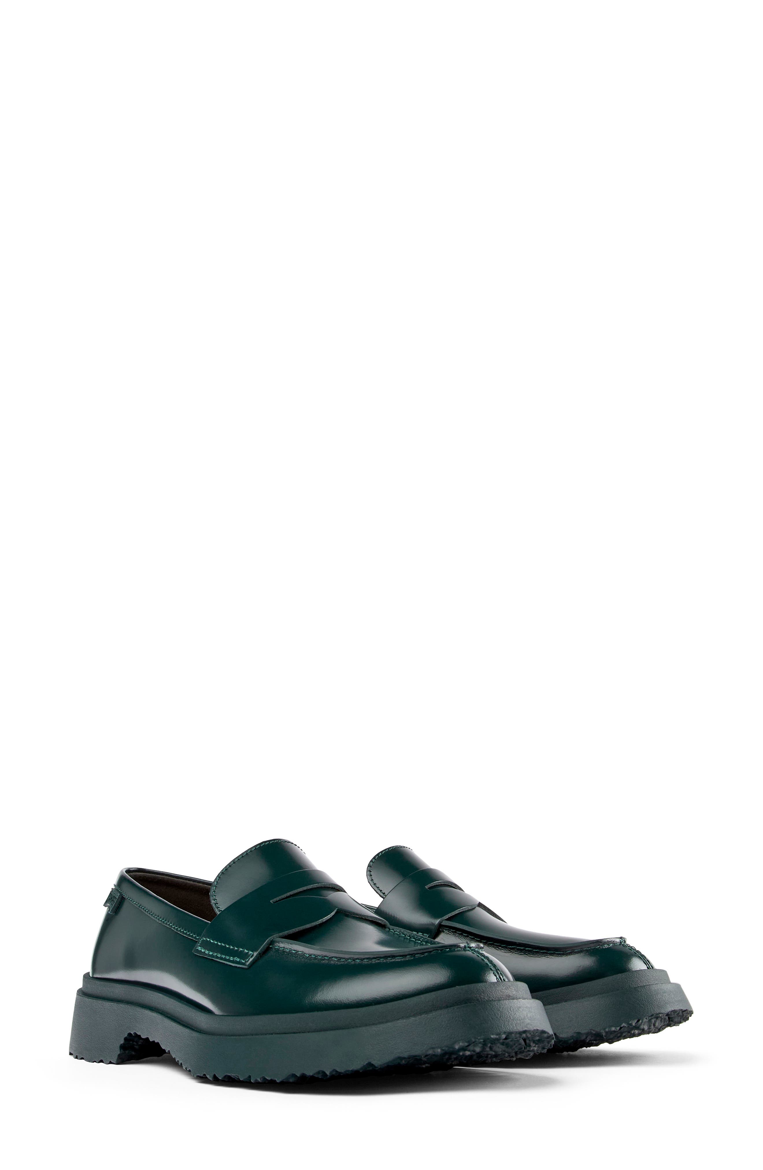 Walden Penny Loafer, Main, color, DARK GREEN