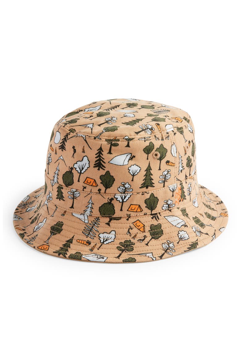 Jonas Claesson Reversible Bucket Hat, Main, color, CHINO X CHINO