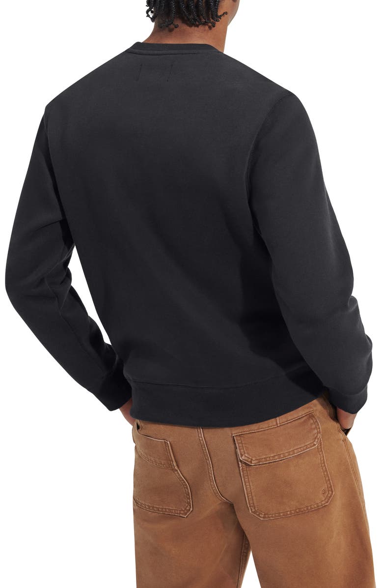 UGG<sup>®</sup> Heritage Logo Crewneck Sweatshirt, Alternate, color, 
