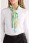 Pleated Satin Scarf