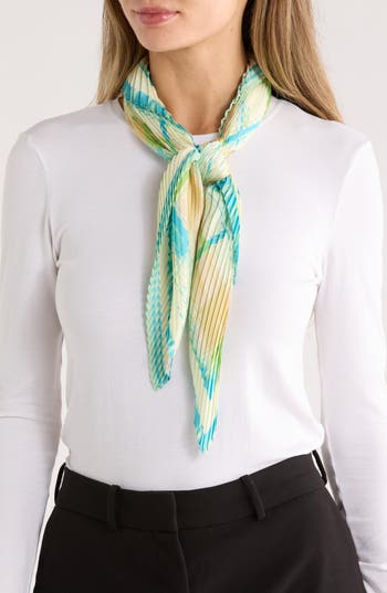 Nordstrom Rack Pleated Satin Scarf