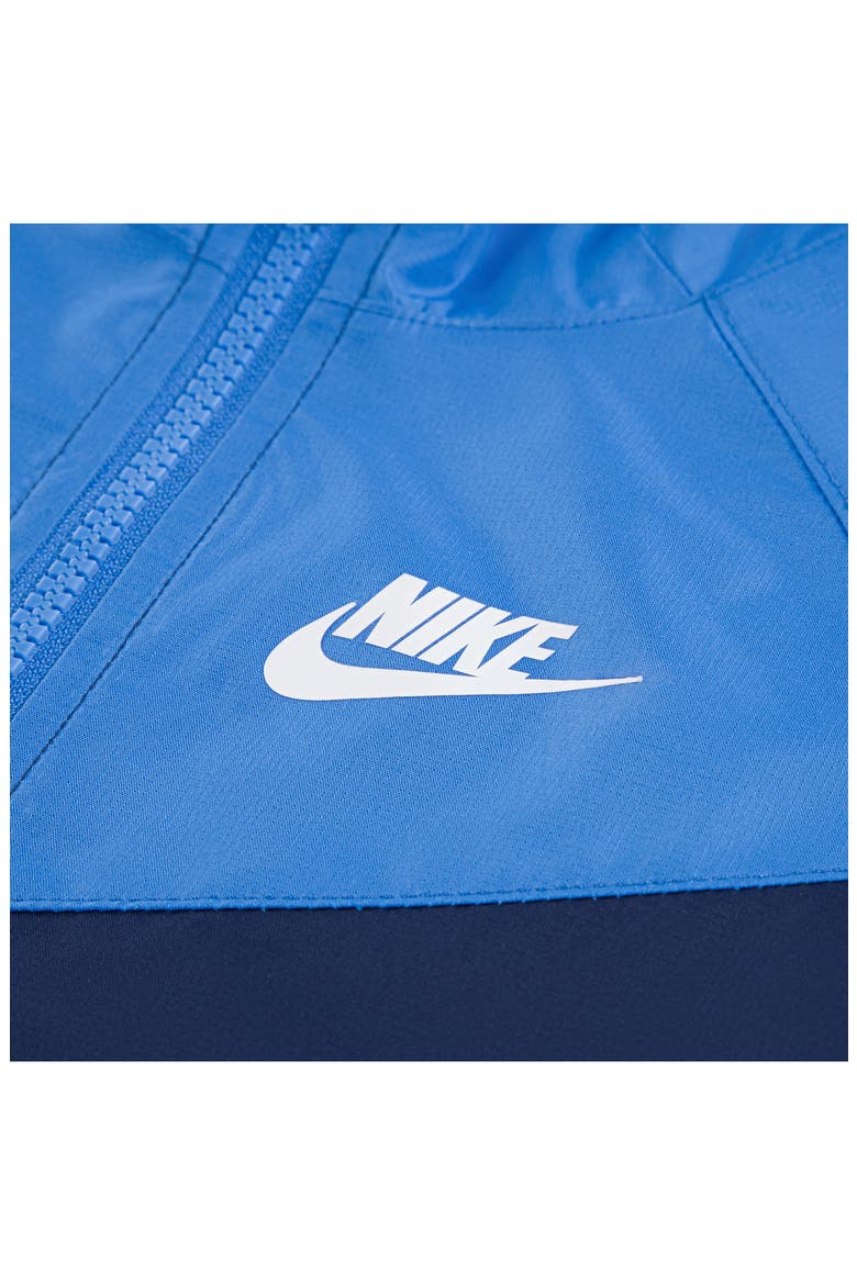 Kids' Windrunner Zip Hoodie & Shorts Set, Alternate, color, MIDNIGHT NAVY