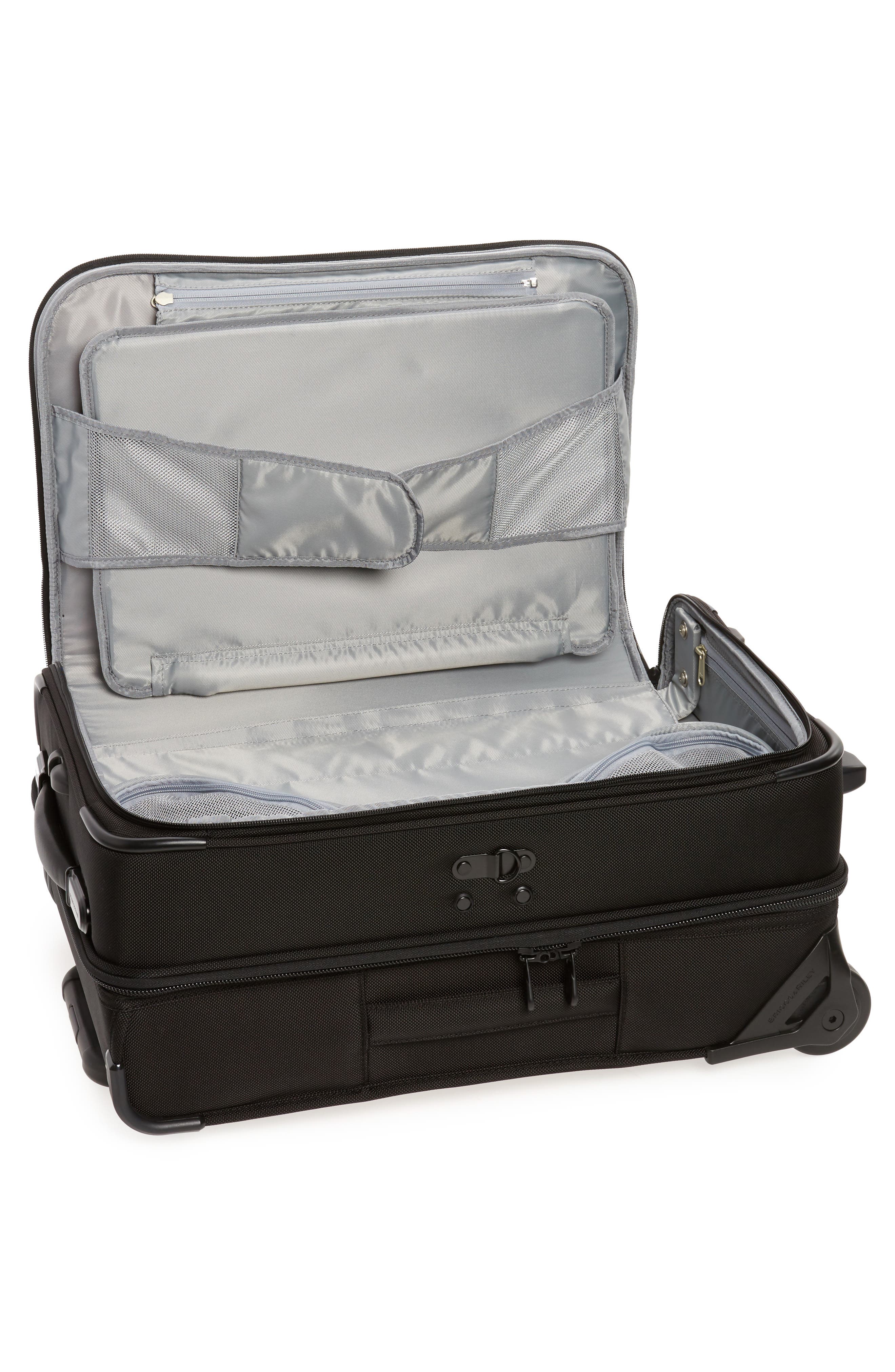 Briggs & Riley Baseline 22-Inch Domestic Rolling Carry-On Garment Bag, Alternate, color, 