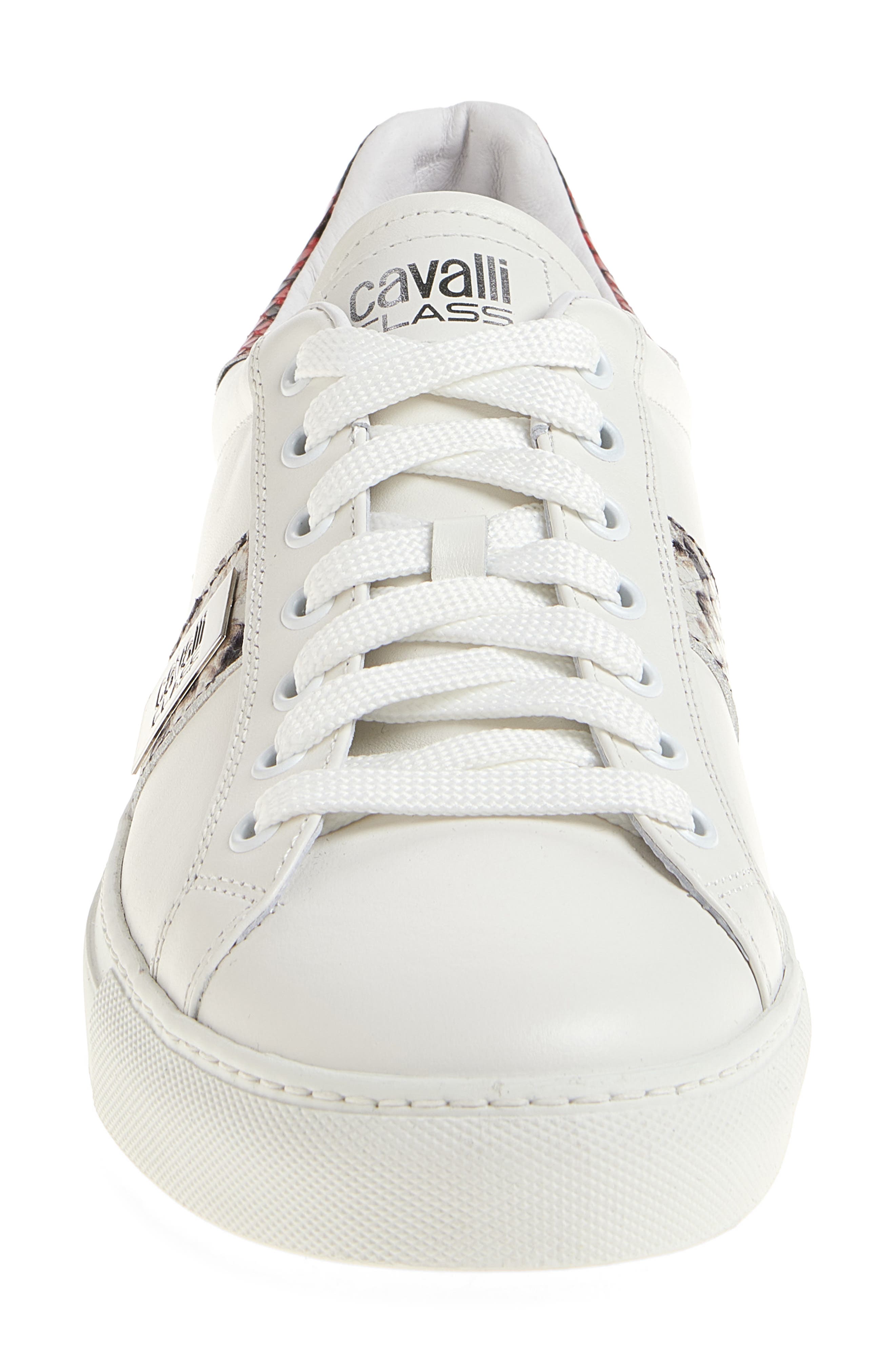 Logo Plate Sneaker, Alternate, color, WHITE