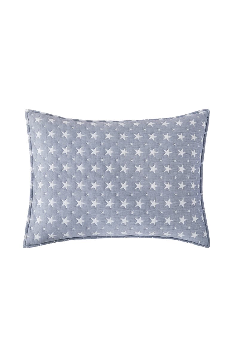 C&F Home Chambray Star Full/Queen3-Piece Quilt Bedding Set, Alternate, color, Blue