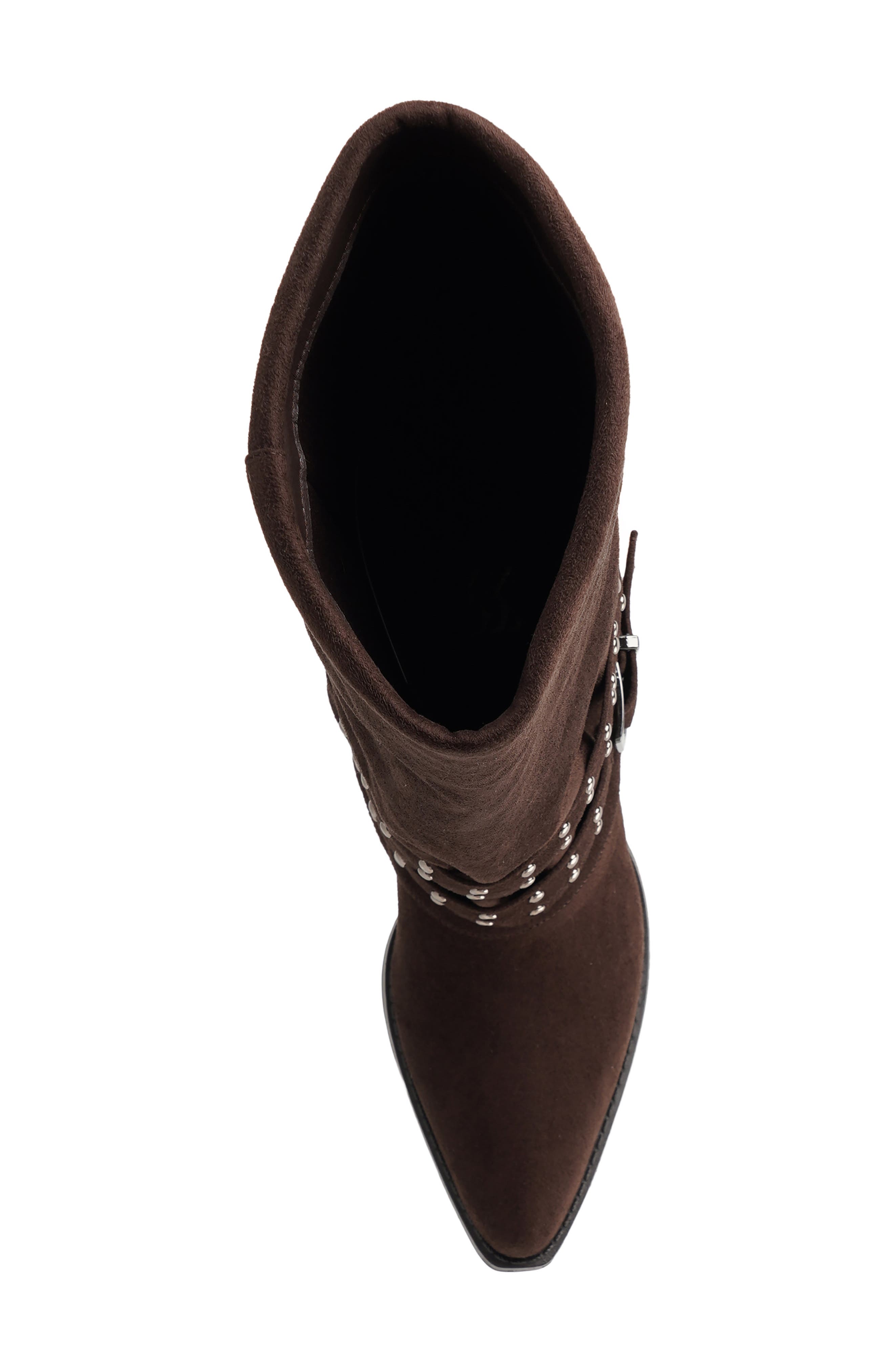 Bradley Faux Leather Tall Boot, Alternate, color, BROWN