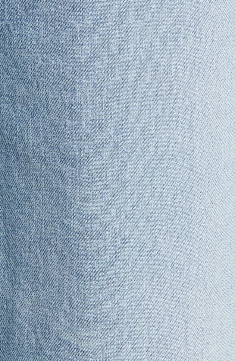 AG Saige Raw Hem High Waist Ankle Wide Leg Jeans, Alternate, color, 