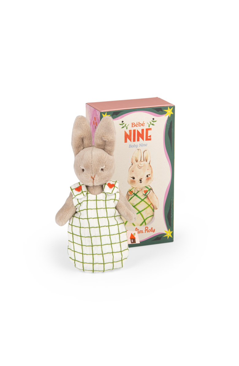 Moulin Roty Baby Nine the rabbit Les Minouchkas, Main, color, Ivory
