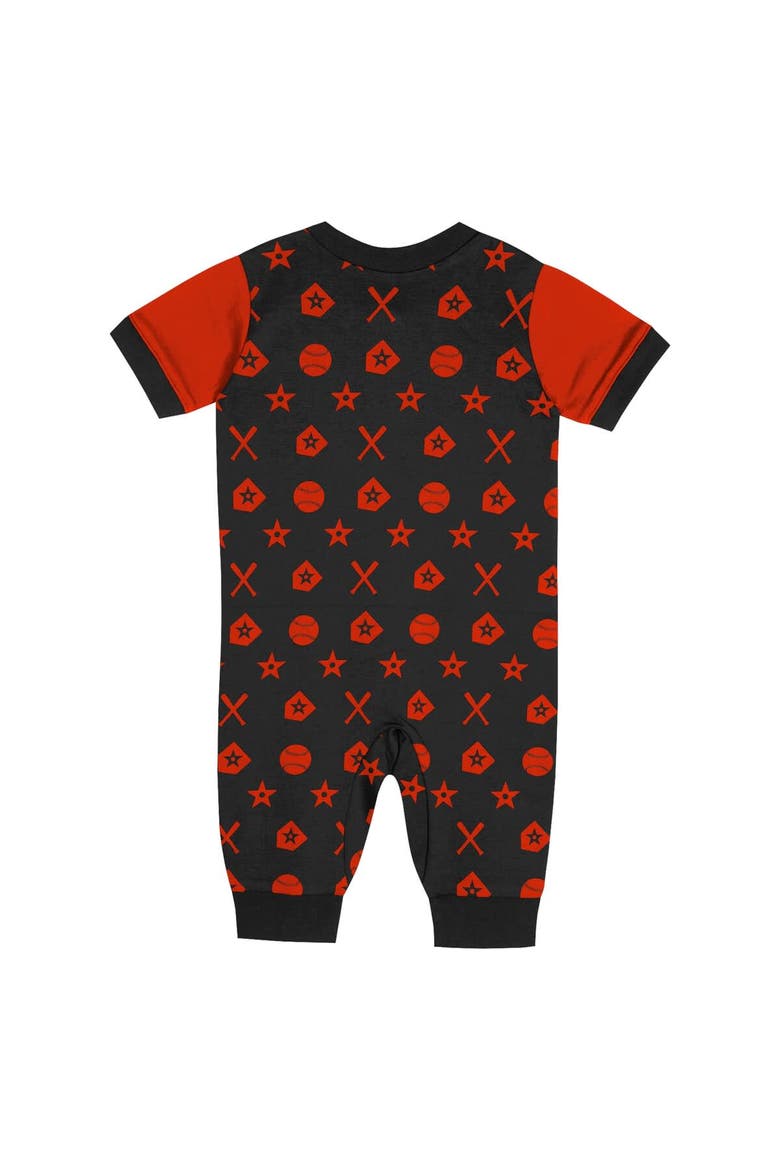 Newborn  Black Baltimore Orioles Hard 90 Coveralls, Alternate, color, Black
