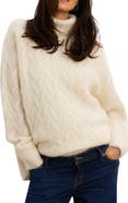 HATCH The Sophie Alpaca Cable Turtleneck