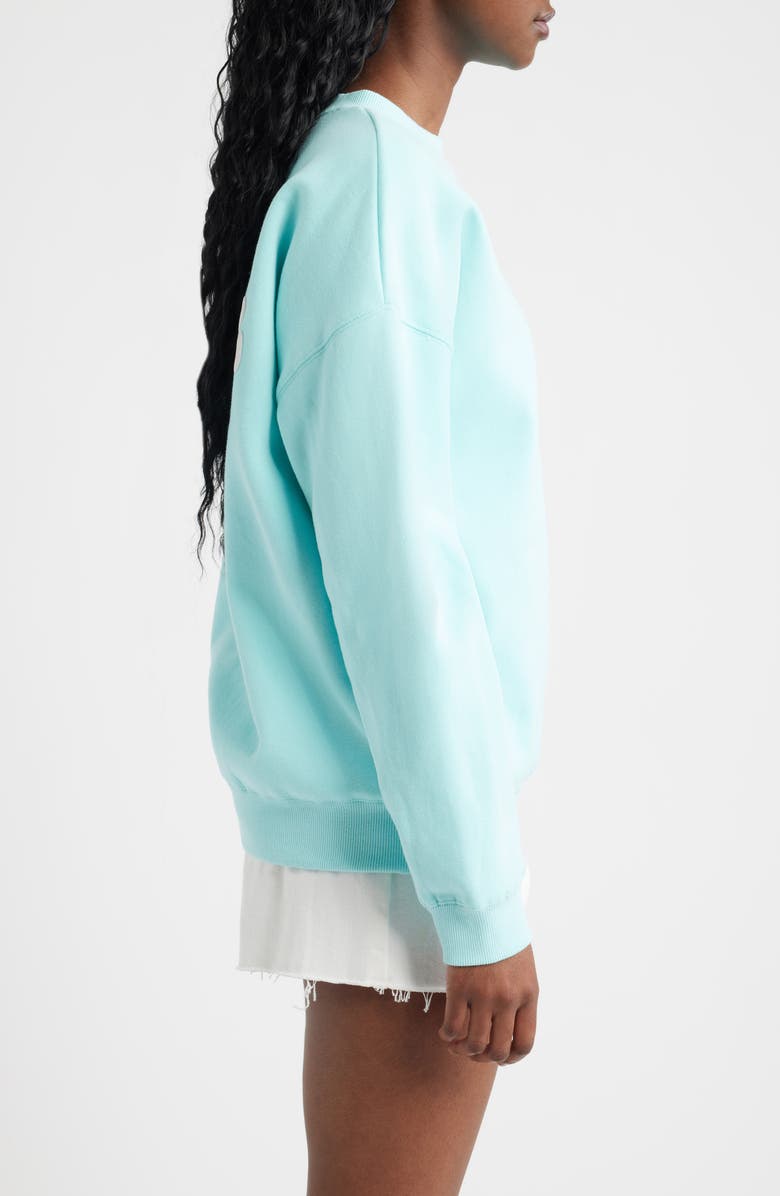 Rip Curl Surf Puff Logo Sweatshirt, Alternate, color, Light Sea Blue