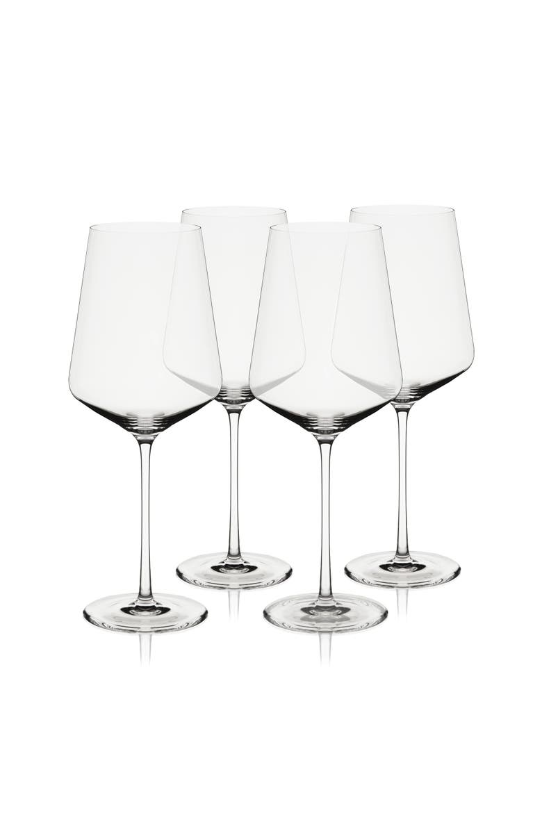 Viski Reserve Liminal Universal Wine Glasses Set of 4, Alternate, color, Clear