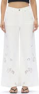 Bayeas Embroidered High Waist Wide Leg Jeans