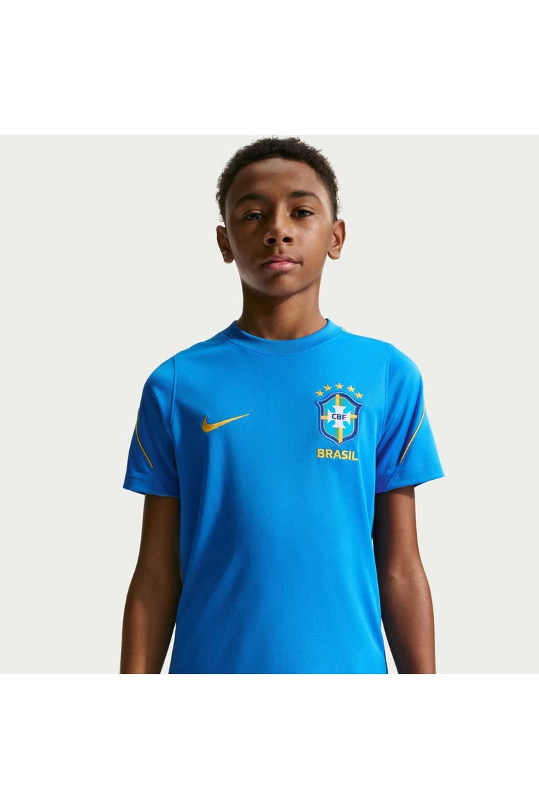 Youth Nike Blue Brazil National Team 2026 Strike Dri-FIT Top, Alternate, color, Blue
