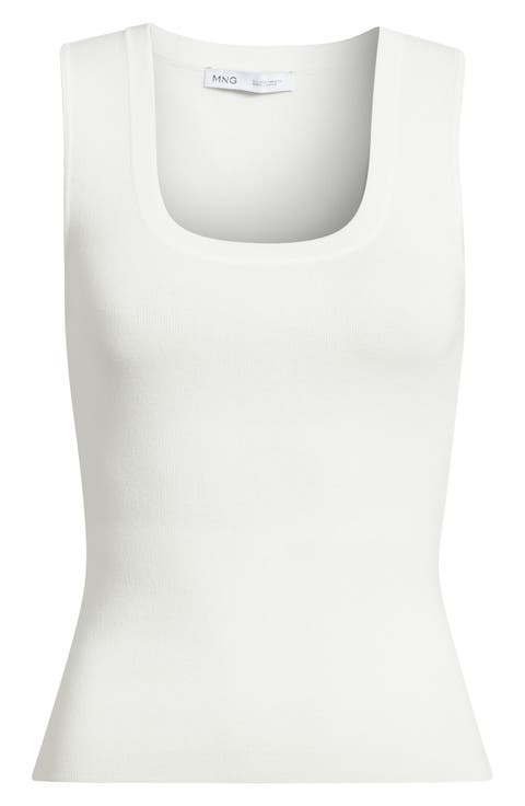 Sleeveless Rib Top