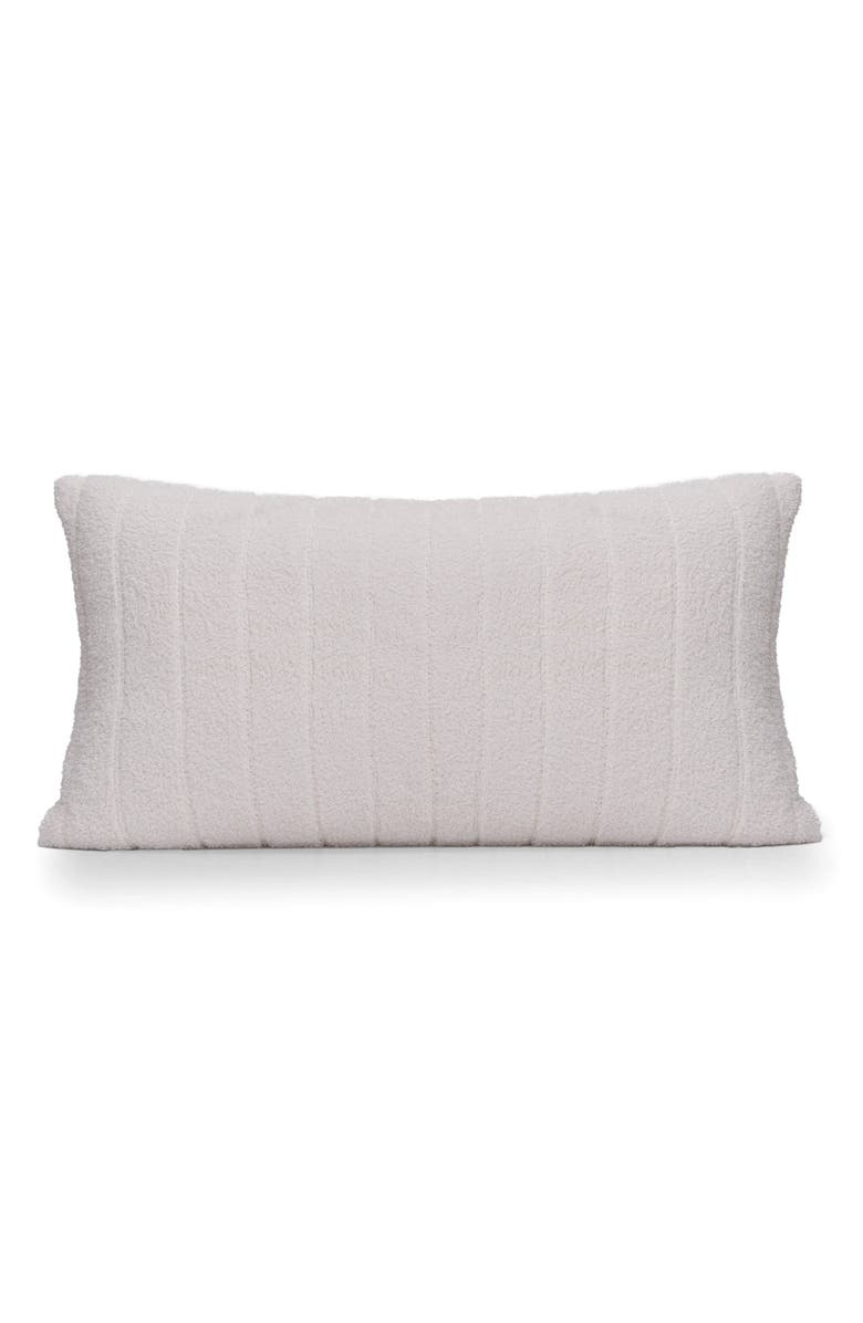 Barefoot Dreams<sup>®</sup> CozyChic<sup>®</sup> Textured Stripe Pillow, Alternate, color, Cream