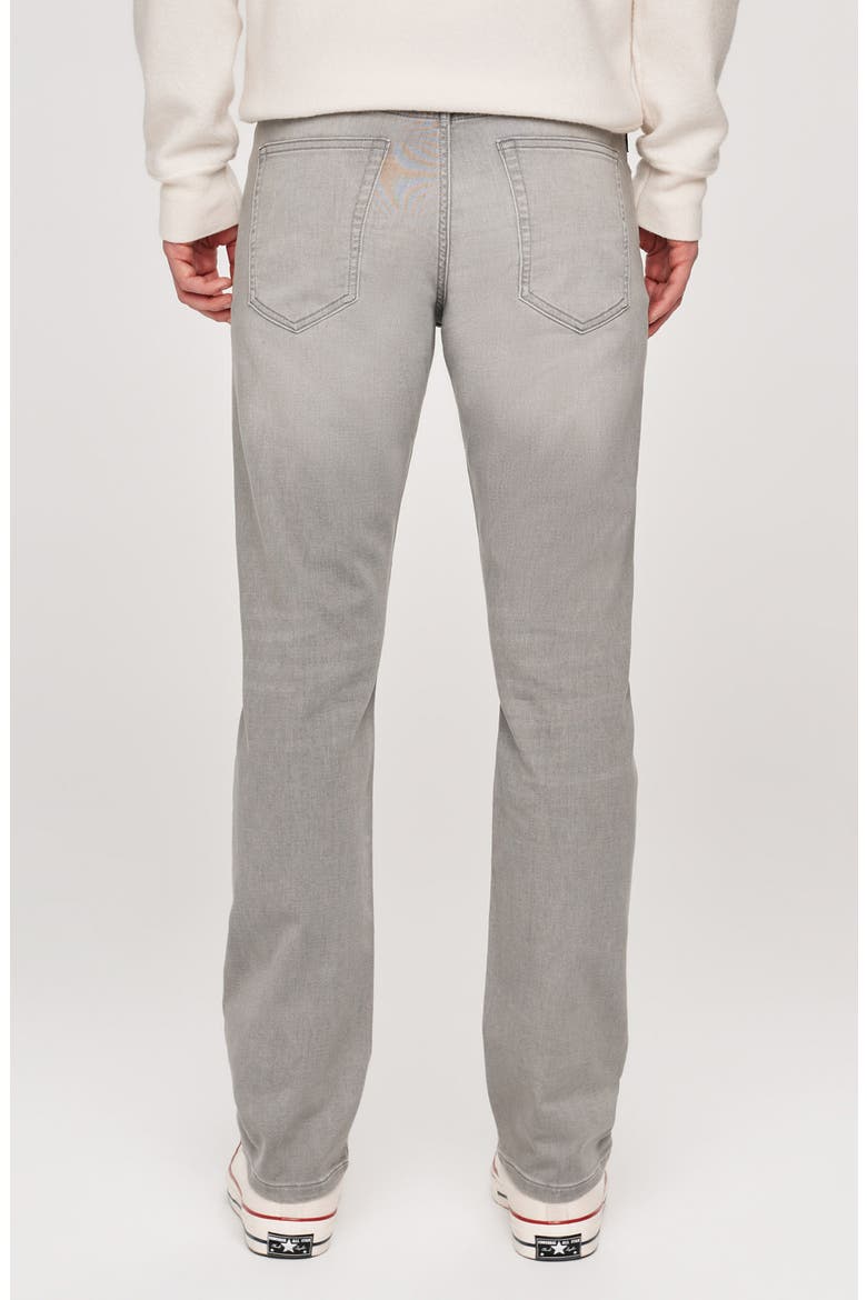 Russell DL Ultimate Knit Slim Straight Jeans, Alternate, color, WASHED GREY KNIT