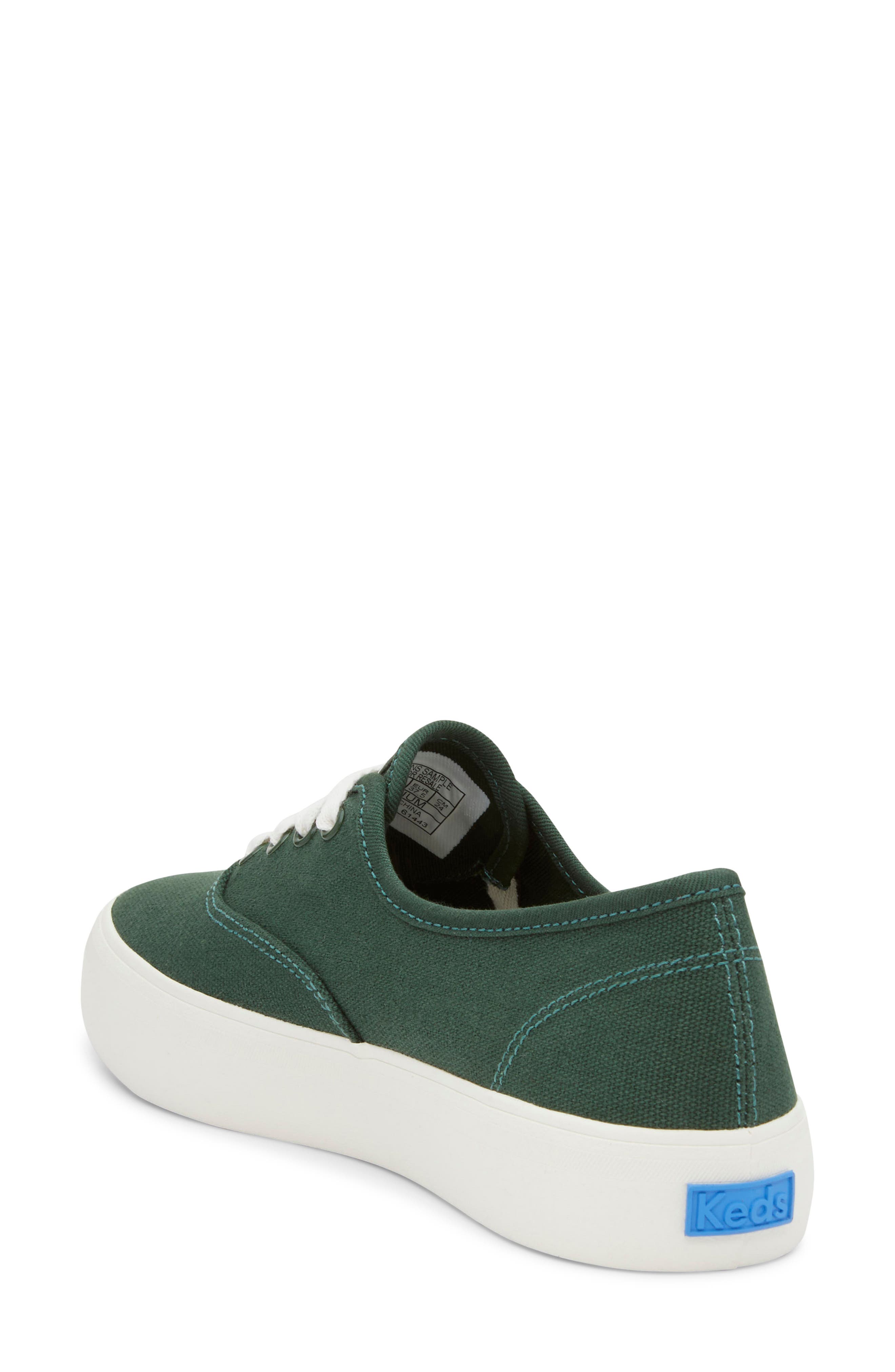 Keds<sup
®</sup
 Platform Sneaker, Alternate, color, Green Canvas
