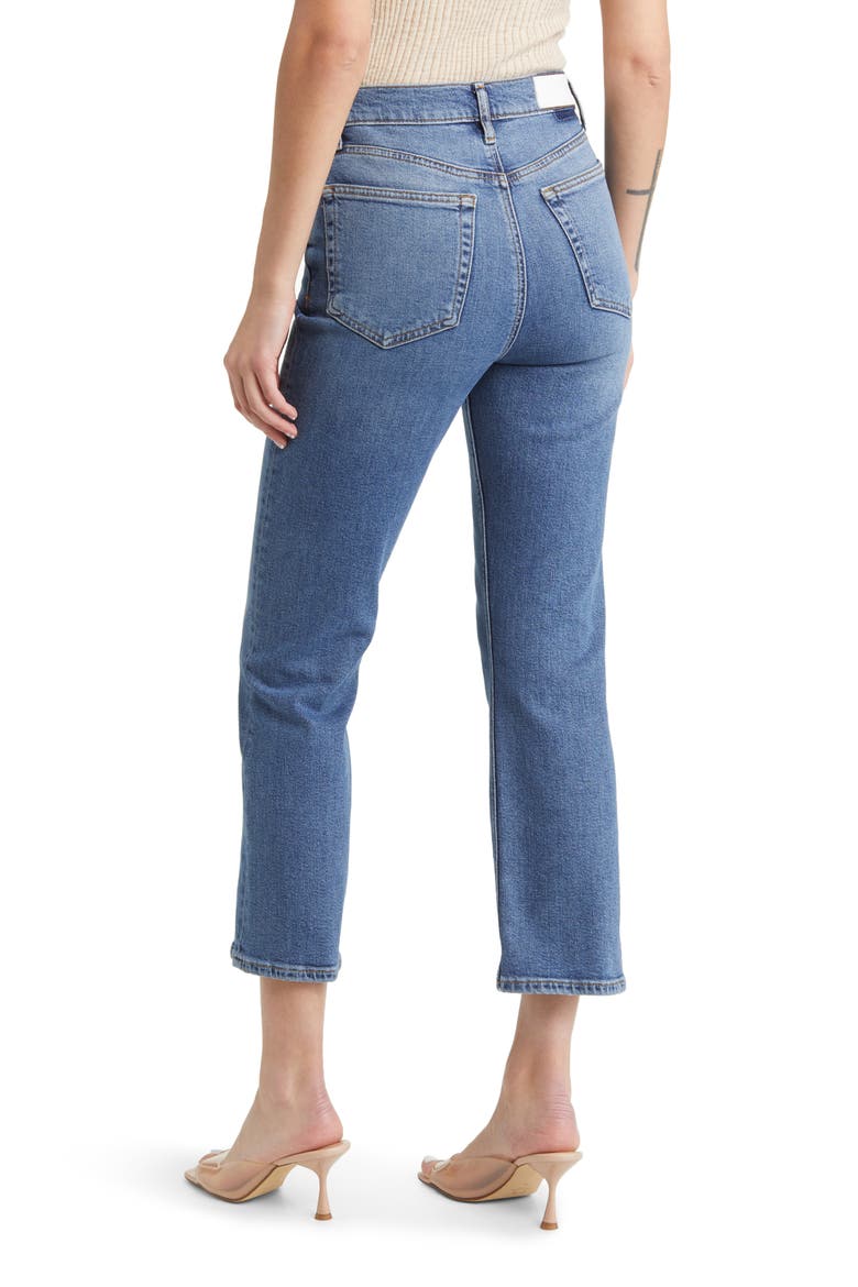 '70s High Waist Ankle Bootcut Jeans, Alternate, color, MID 70S