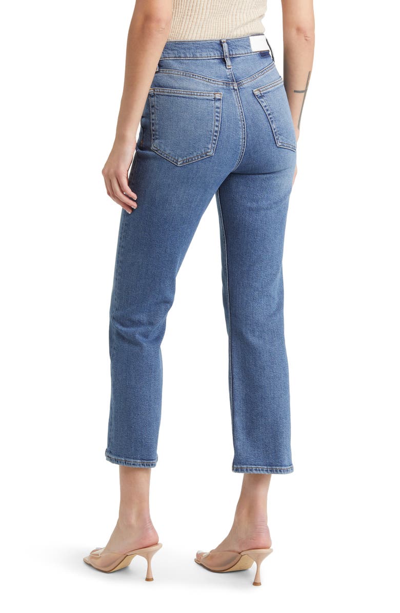 Re/Done '70s High Waist Ankle Bootcut Jeans, Alternate, color, Mid 70S