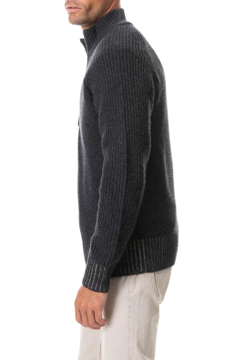 Rodd & Gunn Grovetown Full Zip Wool Sweater, Alternate, color, 