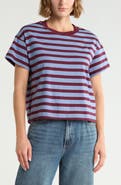 Scotch & Soda Boxy Yarn Dye Stripe T-Shirt