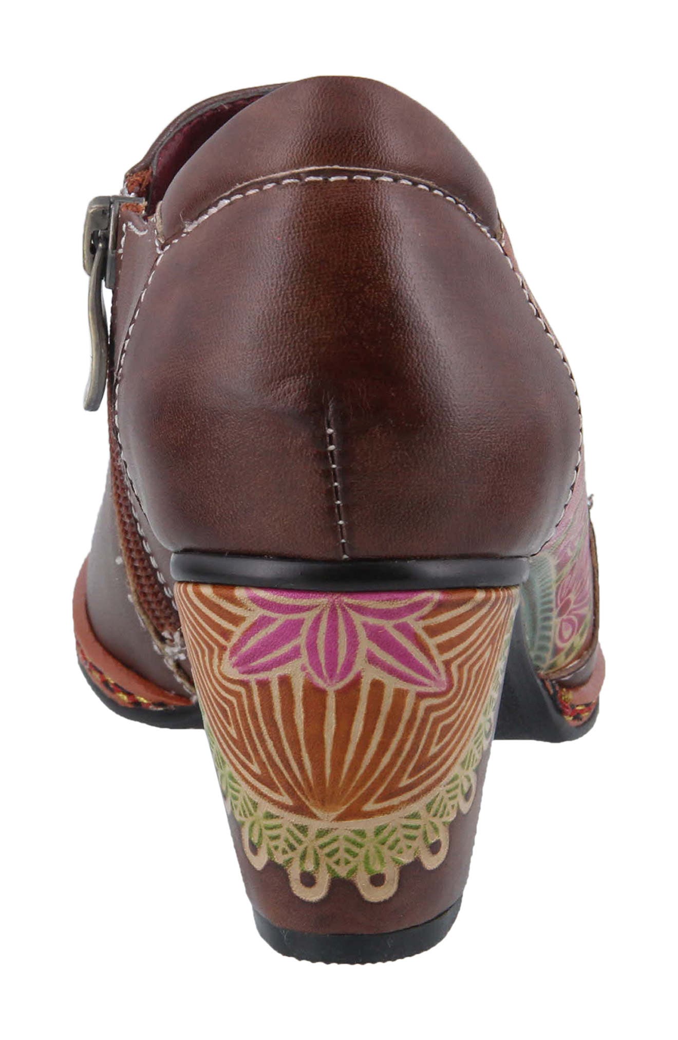 L'Artiste by Spring Step L'Artiste Zami Bootie, Alternate, color, Brown