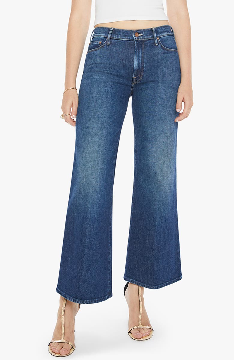 MOTHER The Twister Flood Ankle Flare Jeans, Main, color, Clothing Optional